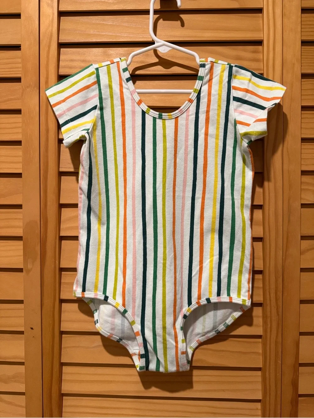 Alice + Ames Rainbow Stripe 2-piece Leotard and Skirt Size 8